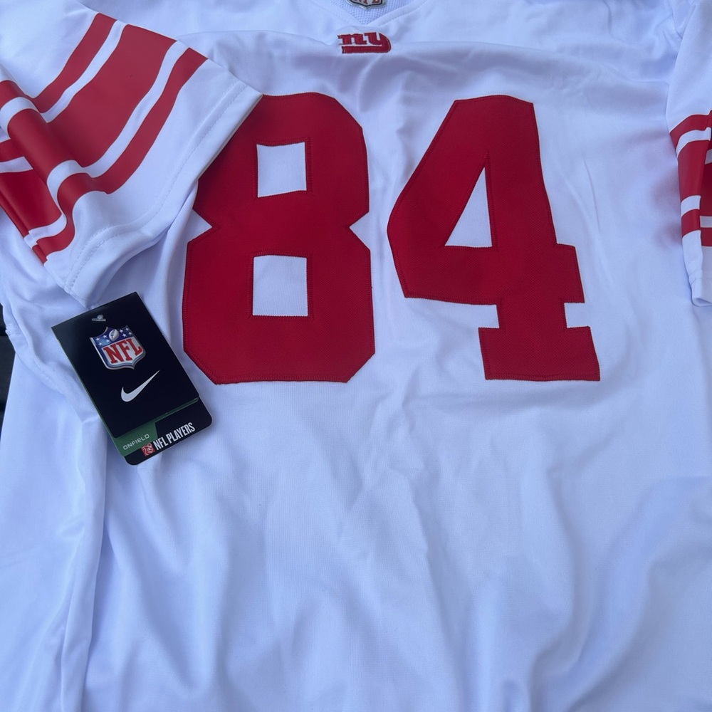 Nike White and Red Jersey with Bold Accents